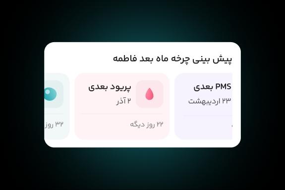 پیشبینی دقیق چرخه قاعدگی و پریود پارتنرت