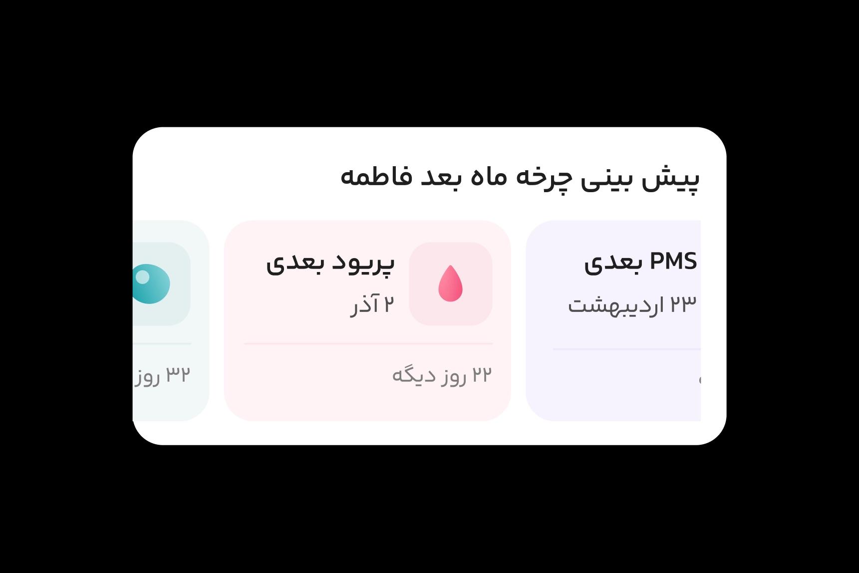 پیشبینی دقیق چرخه قاعدگی و پریود پارتنرت