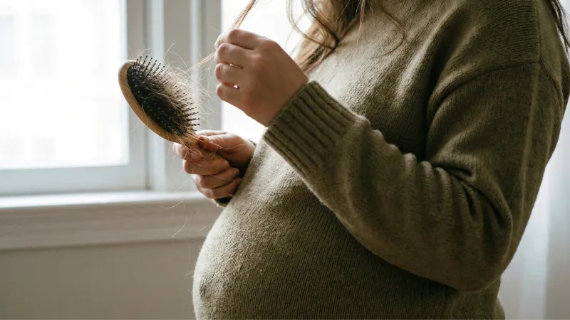 علت ریزش مو در بارداری چیست و چطور میتوان آن را کنترل کرد؟